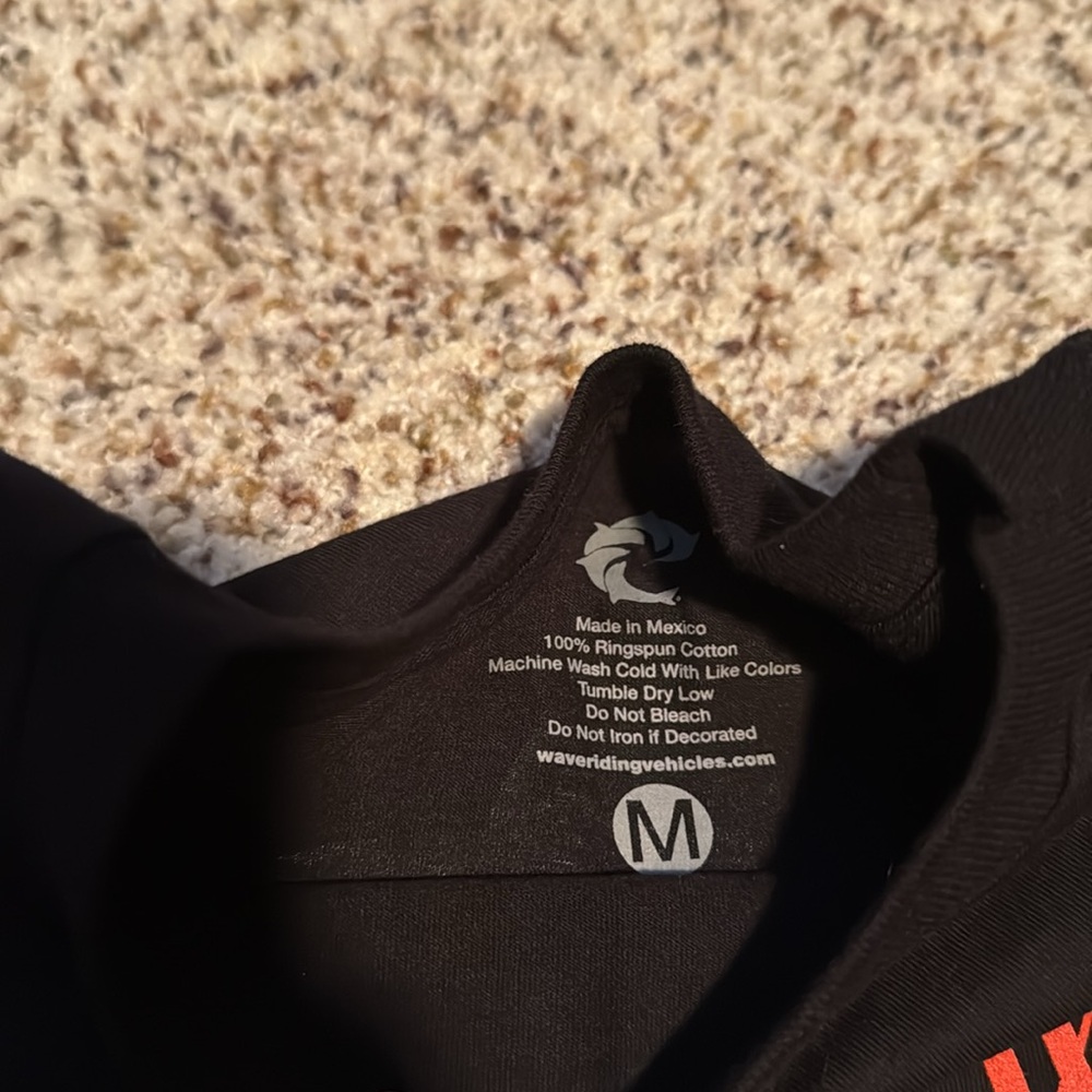 WRV Wave Rider Black Long Sleeve sz M - Picture 3 of 7
